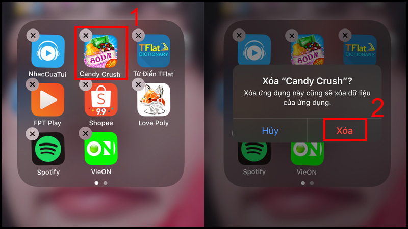 Gỡ cài đặt ứng dụng đáng ngờ trên iPhone